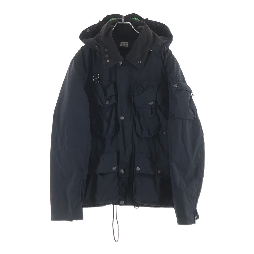C.P. Company(シーピーカンパニー) 06AW MULTI POCKET GOGGLE JACKET マルチポケット ゴーグルジャケット ジップアップフーデッドジャケット ブラック 45184962