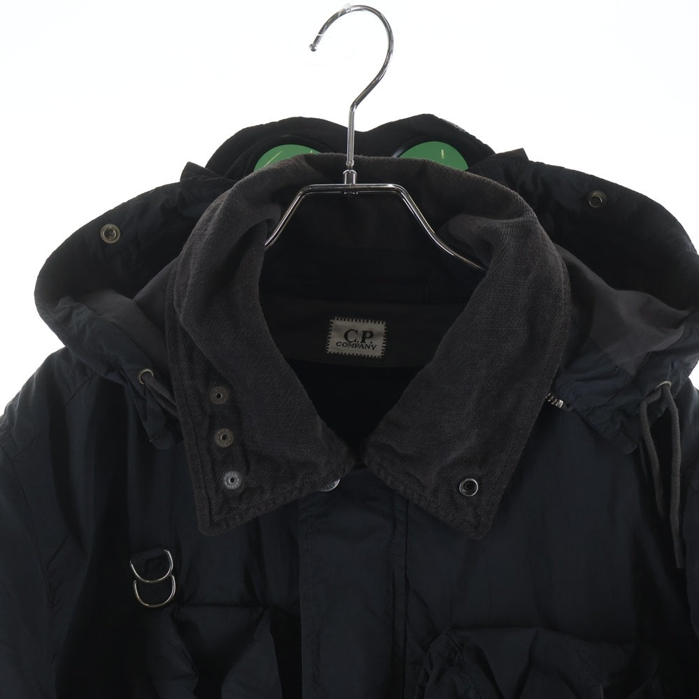 C.P. Company(シーピーカンパニー) 06AW MULTI POCKET GOGGLE JACKET マルチポケット ゴーグルジャケット ジップアップフーデッドジャケット ブラック 45184962