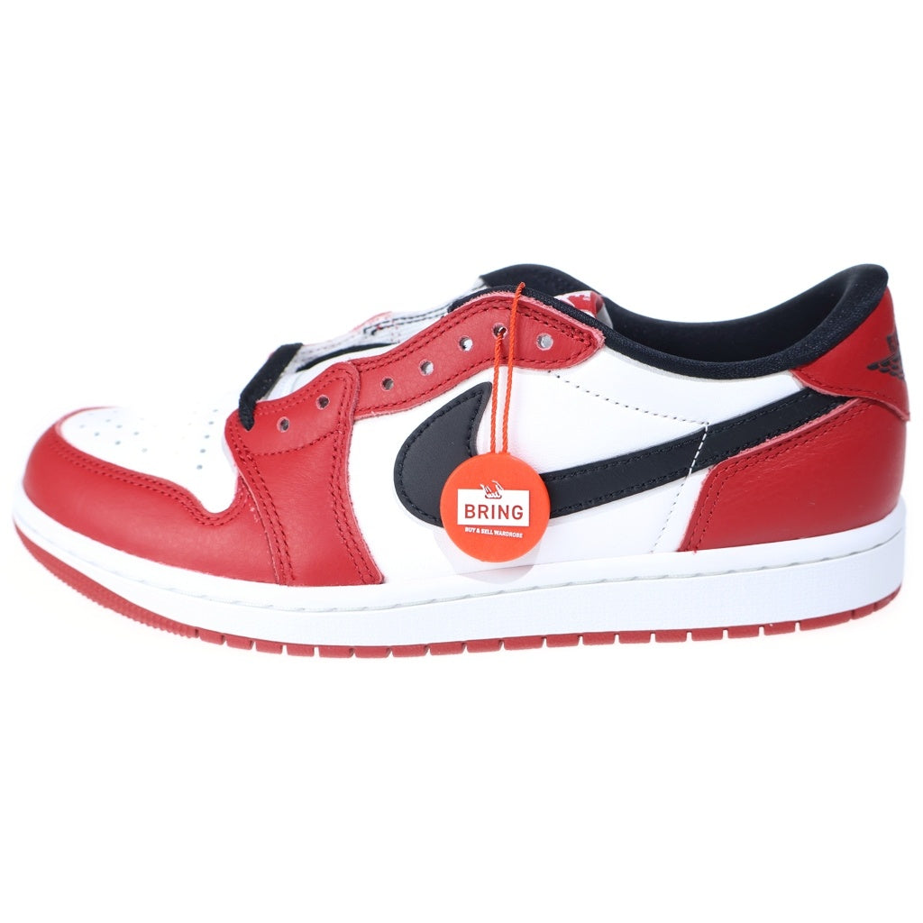 NIKE(ナイキ) AIR JORDAN 1 RETRO LOW OG CHICAGO エアジョーダン1 レトロ シカゴ ローカットスニーカー レッド US8.5/26.5cm HQ6998-600