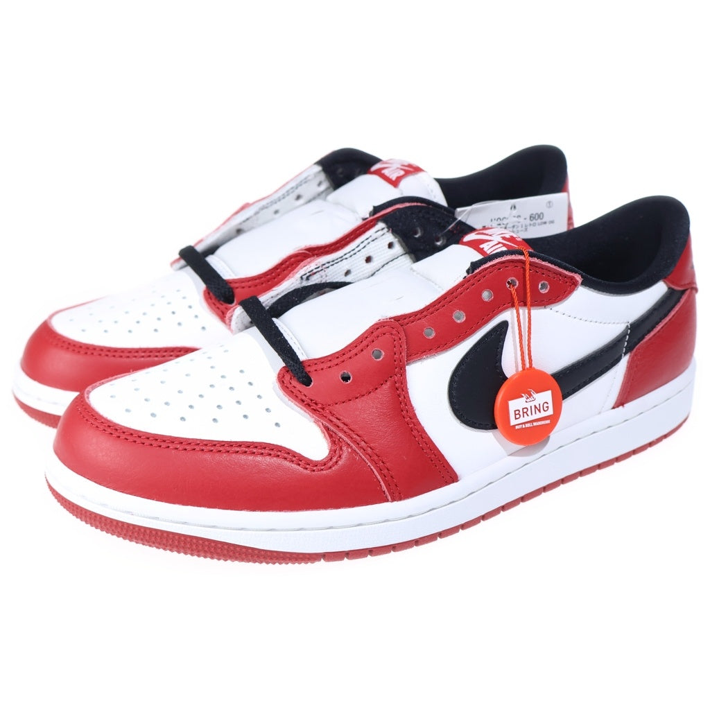 NIKE(ナイキ) AIR JORDAN 1 RETRO LOW OG CHICAGO エアジョーダン1 レトロ シカゴ ローカットスニーカー レッド US8.5/26.5cm HQ6998-600