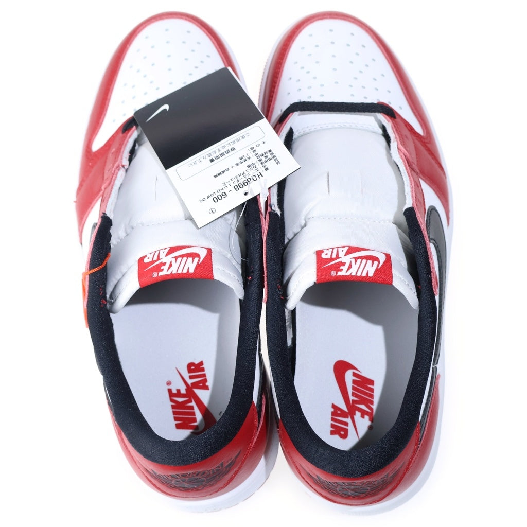 NIKE(ナイキ) AIR JORDAN 1 RETRO LOW OG CHICAGO エアジョーダン1 レトロ シカゴ ローカットスニーカー レッド US8.5/26.5cm HQ6998-600
