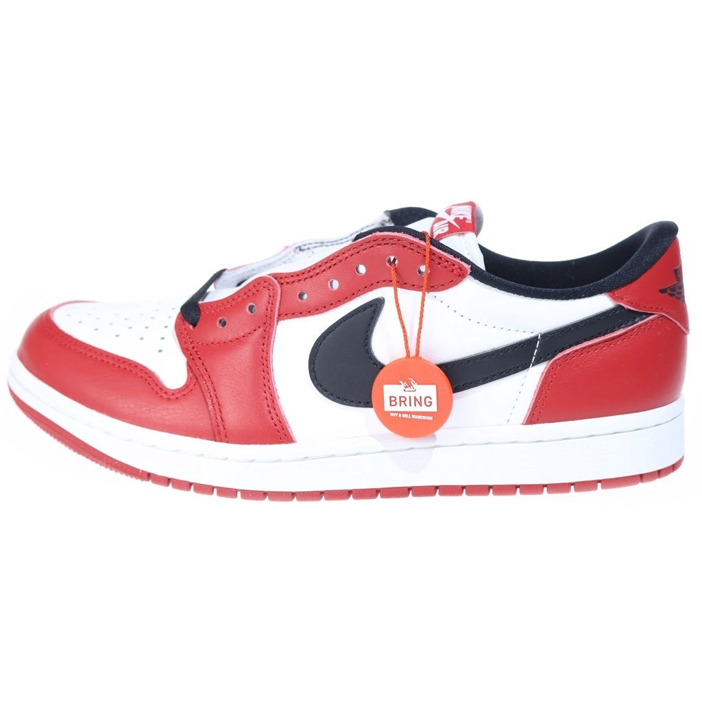 NIKE(ナイキ) AIR JORDAN 1 RETRO LOW OG CHICAGO エアジョーダン1 レトロ シカゴ ローカットスニーカー レッド US8.5/26.5cm HQ6998-600