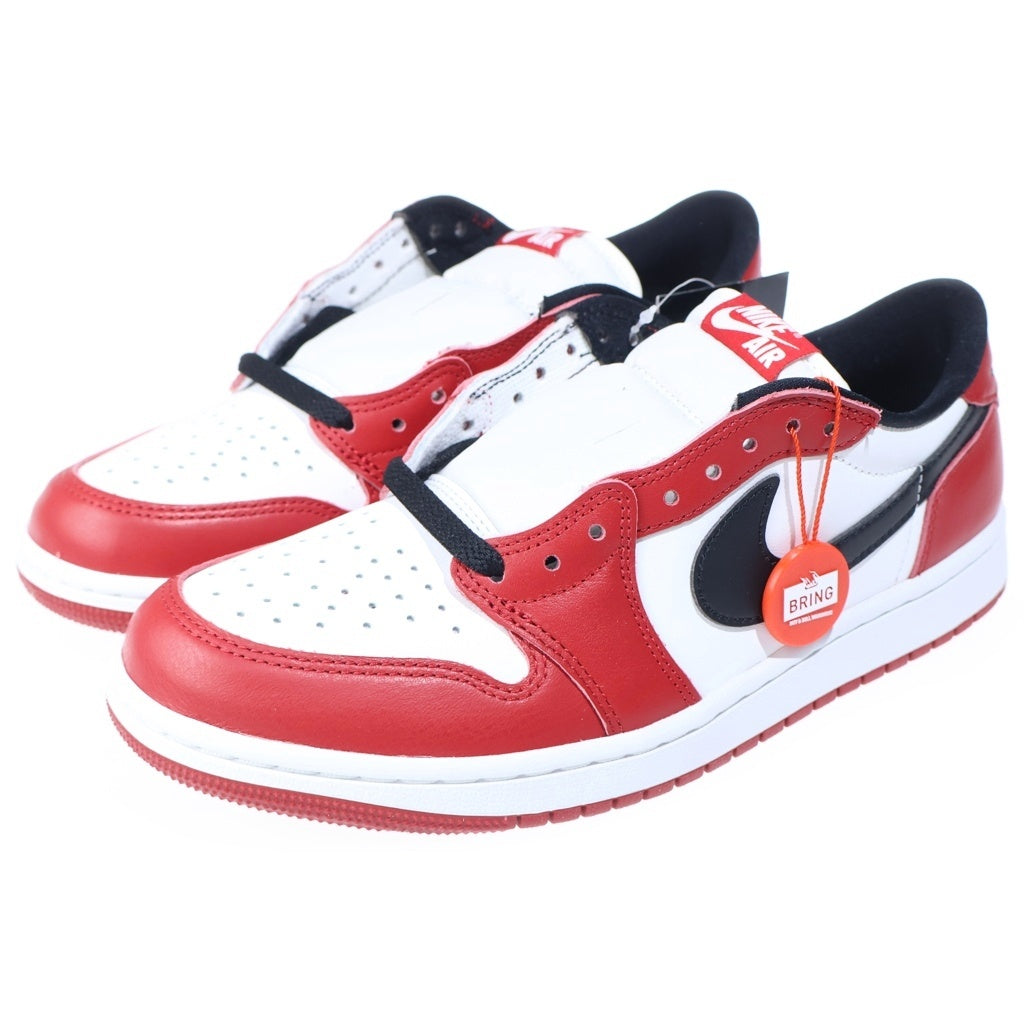 NIKE(ナイキ) AIR JORDAN 1 RETRO LOW OG CHICAGO エアジョーダン1 レトロ シカゴ ローカットスニーカー レッド US8.5/26.5cm HQ6998-600