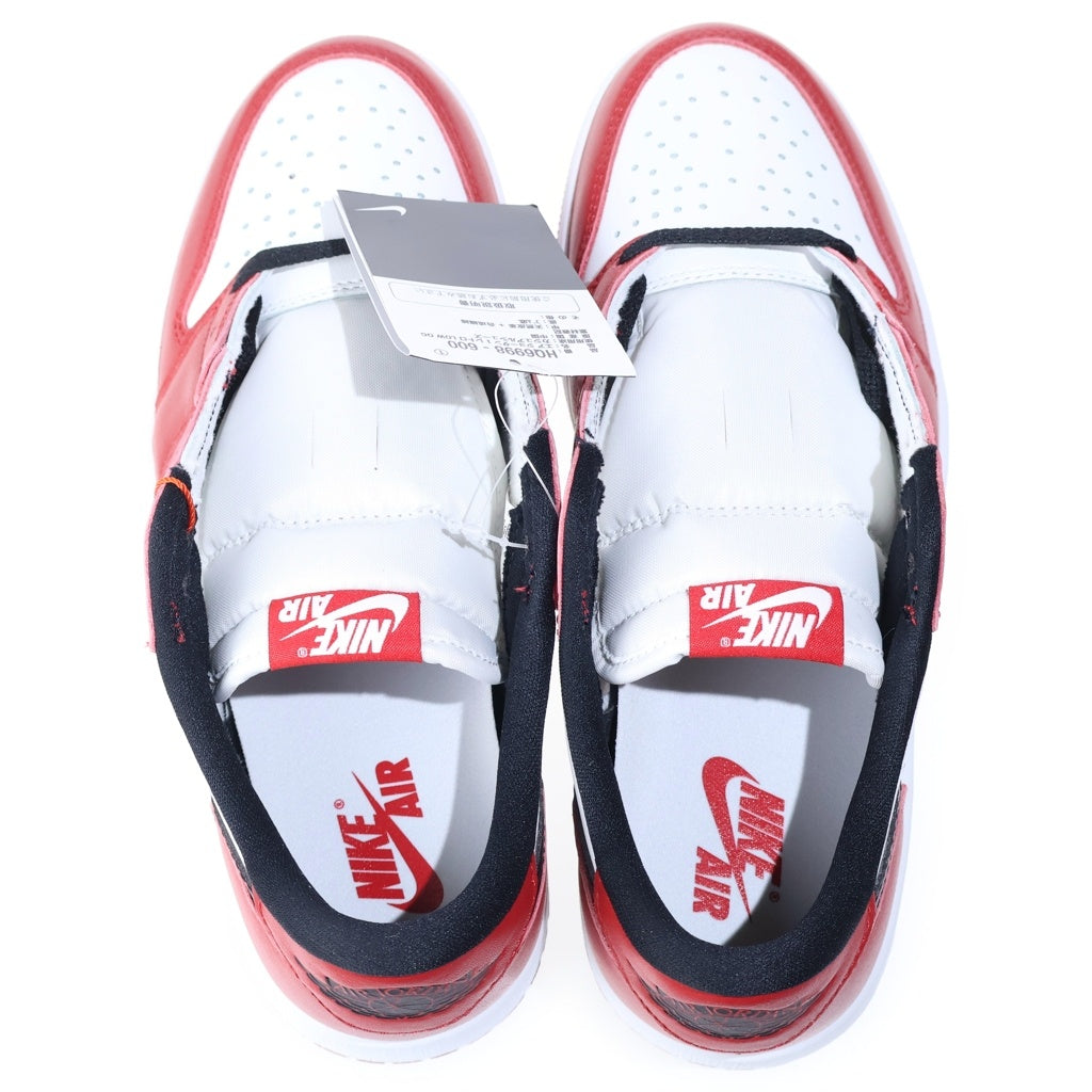 NIKE(ナイキ) AIR JORDAN 1 RETRO LOW OG CHICAGO エアジョーダン1 レトロ シカゴ ローカットスニーカー レッド US8.5/26.5cm HQ6998-600