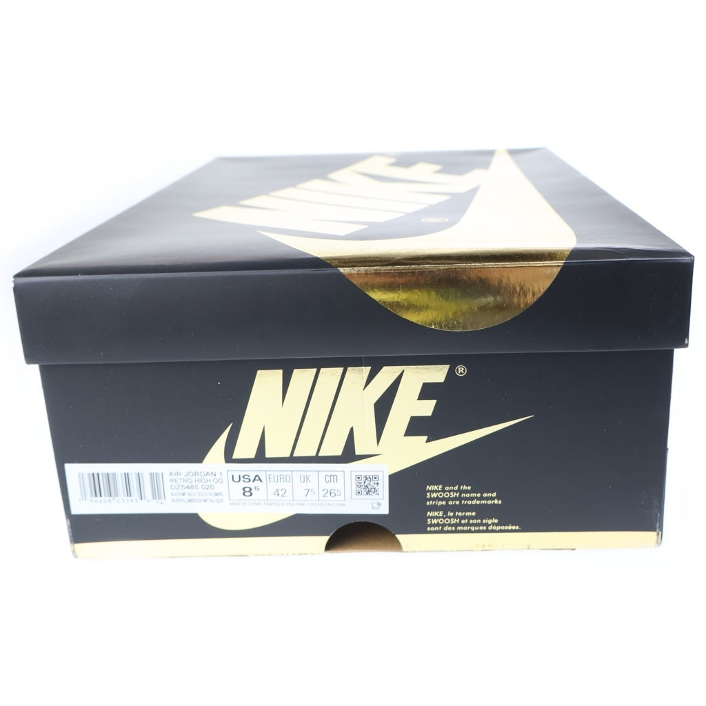 NIKE(ナイキ) AIR JORDAN 1 RETRO HIGH OG PALOMINO エアジョーダン1 レトロ パロミノ ハイカットスニーカー ブラウン/ブラック US8.5/26.5cm DZ5485-020