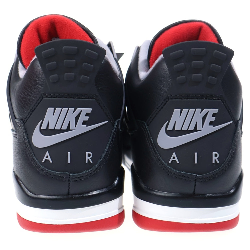 NIKE(ナイキ) AIR JORDAN 4 RETRO BRED REIMAGINED エアジョーダン4 レトロ ブレッドリイマジンド ハイカットスニーカー ブラック US8.5/26.5cm FV5029-006