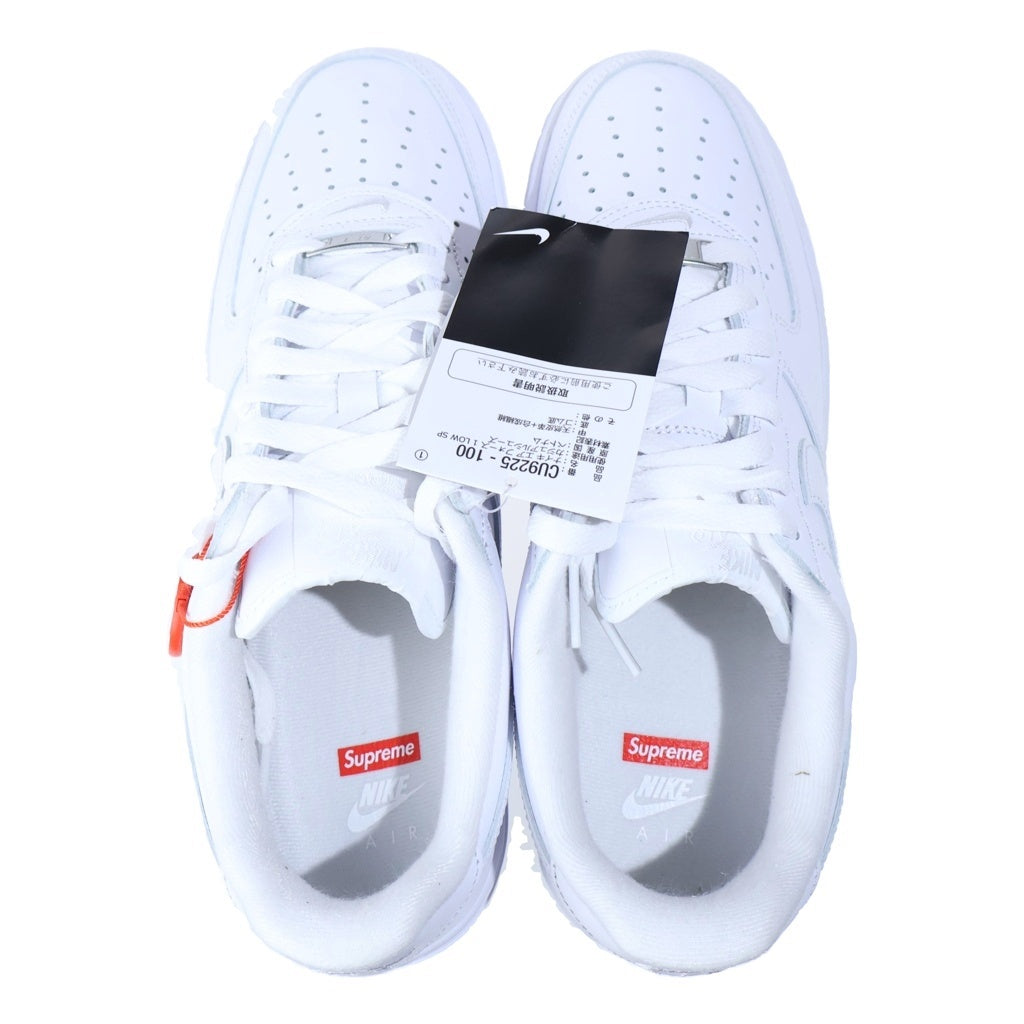 NIKE(ナイキ) ×SUPREME AIR FORCE 1 LOW SP シュプリーム エアフォース1 ローカットスニーカー ホワイト US8.5/26.5cm CU9225-100