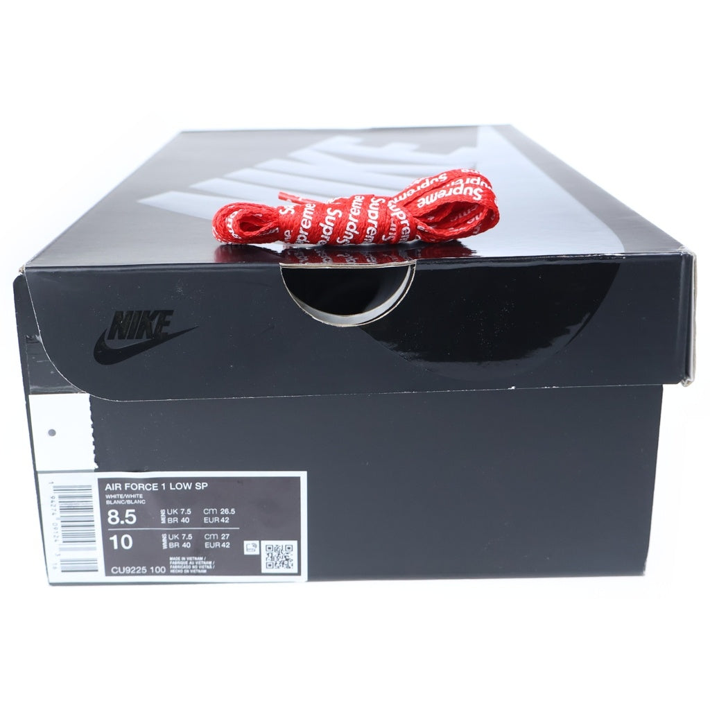 NIKE(ナイキ) ×SUPREME AIR FORCE 1 LOW SP シュプリーム エアフォース1 ローカットスニーカー ホワイト US8.5/26.5cm CU9225-100