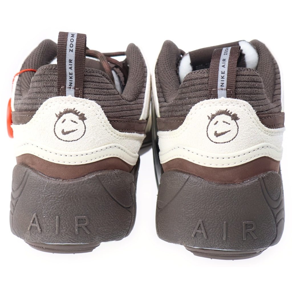 NIKE(ナイキ) ×TRAVIS SCOTT ZOOM FIELD JAXX トラヴィススコット ズームフィールド ジャックス ローカットスニーカー ベージュ/ブルー US8.5/26.5cm HQ3072-400