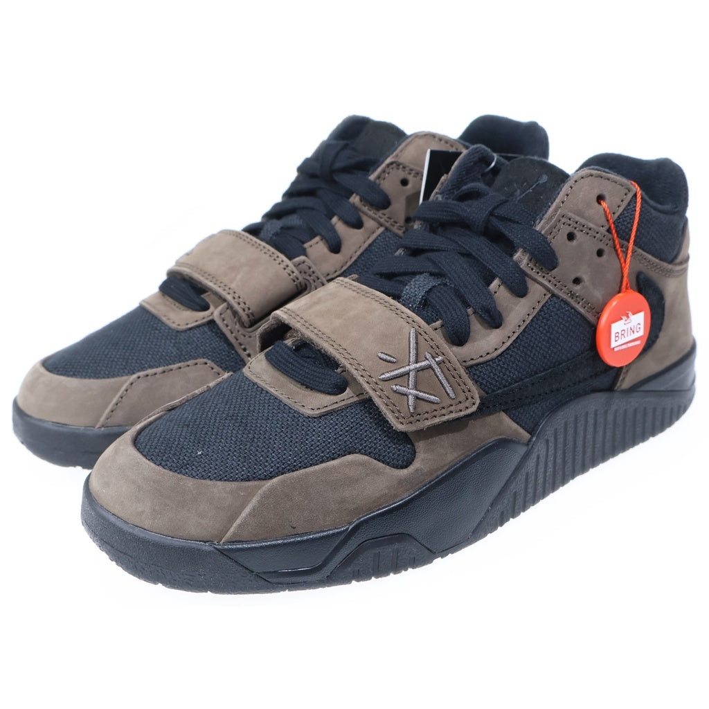 NIKE(ナイキ) ×TRAVIS SCOTT JORDAN JUMPMAN JACK TR トラヴィススコット ジャンプマンジャック ローカットスニーカー ブラウン/ブラック US8.5/26.5cm FZ8117-204