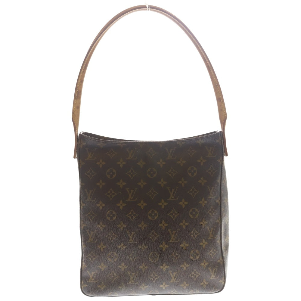 LOUIS VUITTON(ルイヴィトン) ルーピングGM モノグラム ゴールド金具 ショルダーバッグ ブラウン M51145 SD0080