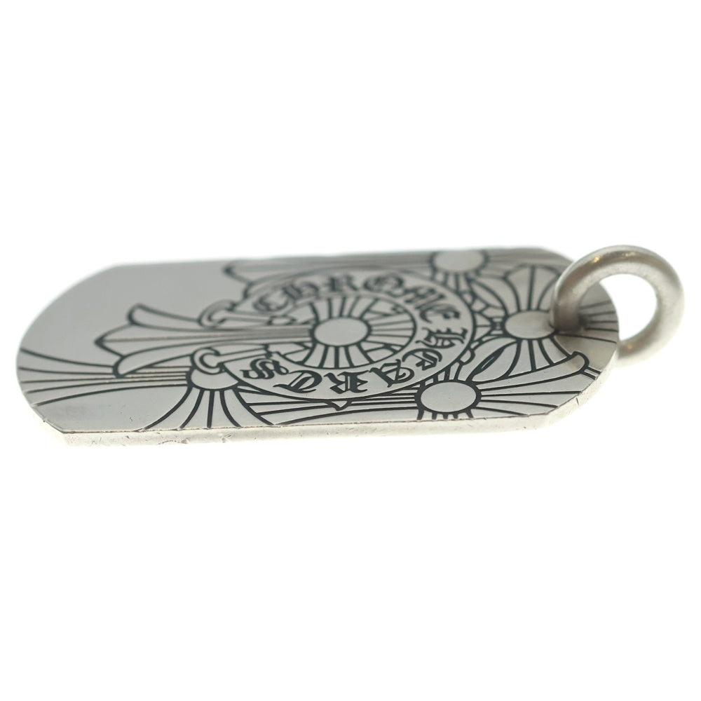 CHROME HEARTS(クロムハーツ) D TAG LRG GOD BLESS ラージ ゴッドブレス ドッグタグ ペンダントトップ シルバー