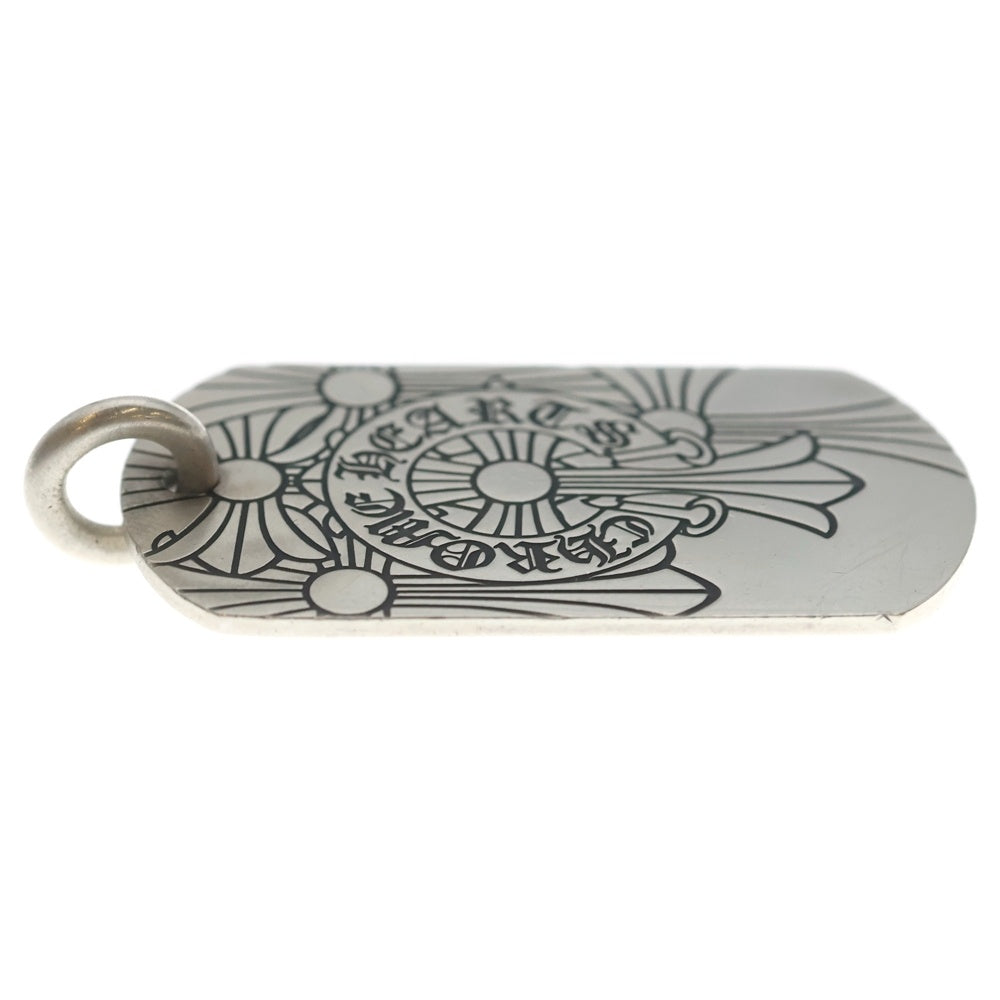 CHROME HEARTS(クロムハーツ) D TAG LRG GOD BLESS ラージ ゴッドブレス ドッグタグ ペンダントトップ シルバー