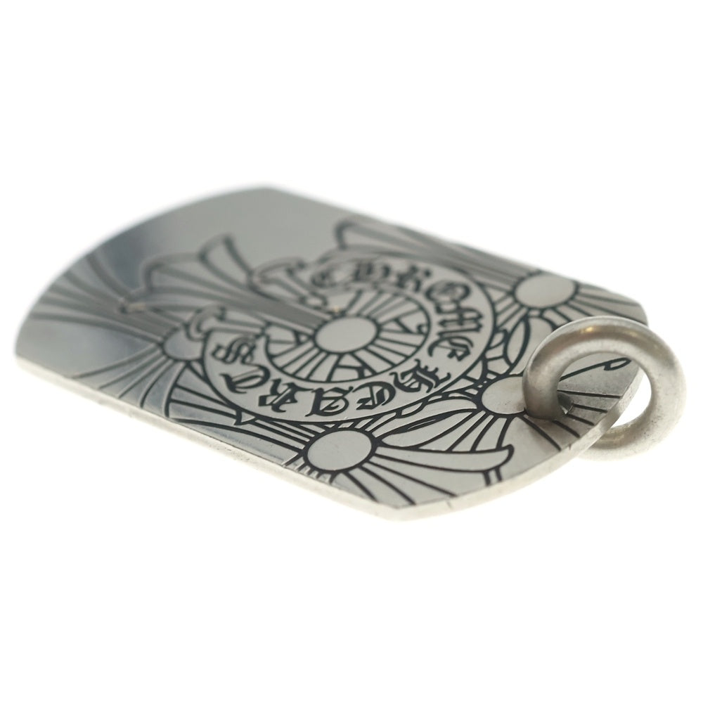 CHROME HEARTS(クロムハーツ) D TAG LRG GOD BLESS ラージ ゴッドブレス ドッグタグ ペンダントトップ シルバー