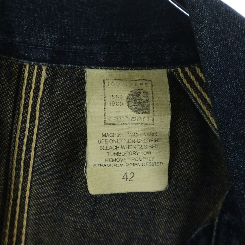 CARHARTT カーハート 80S VINTAGE 1989 100 YEARS ANIVERSARY DENIM COVERALL ヴィンテージ 100周年モデル デニムカバーオール インディゴ CARHARTT(カーハート) 80S VINTAGE 1989 100 YEARS ANIVERSARY DENIM