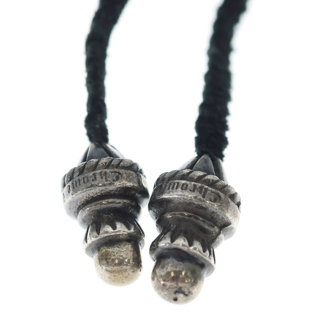 CHROME HEARTS(クロムハーツ) CH CRS SMLスモールCHクロス BC ボロチップブレイド ネックレス シルバー BCA220