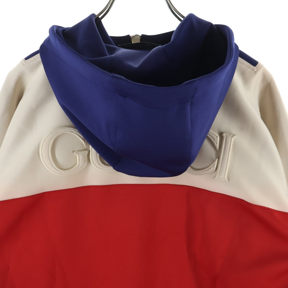 GUCCI(グッチ) Neoprene Half-Zip Webbed Jacket ハーフジップ パーカー マルチ 706413 XJETH