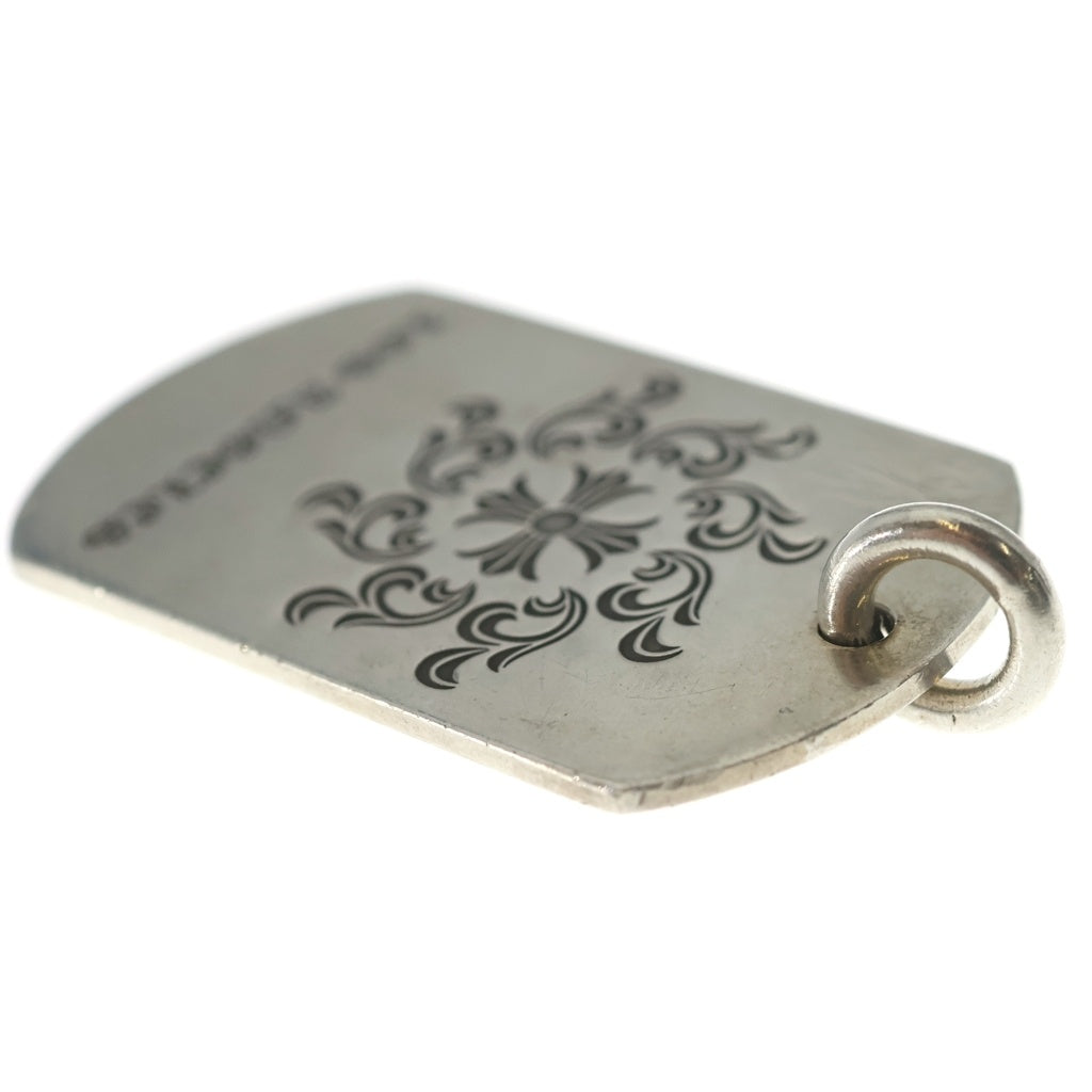 CHROME HEARTS(クロムハーツ) D TAG LRG LTD LA ロサンゼルス限定 CHシャイン ラージドックタグ ネックレストップ シルバー