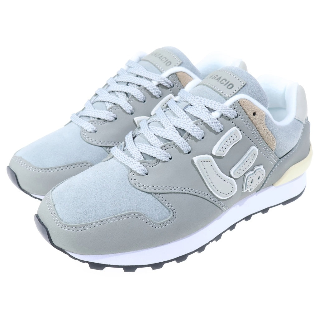 Sangacio(サンガッチョ) GRAY 10TH ANNIVERSARY にゅ～ず 10周年 アニバーサリー ローカットスニーカー グレー レディース US5/23cm