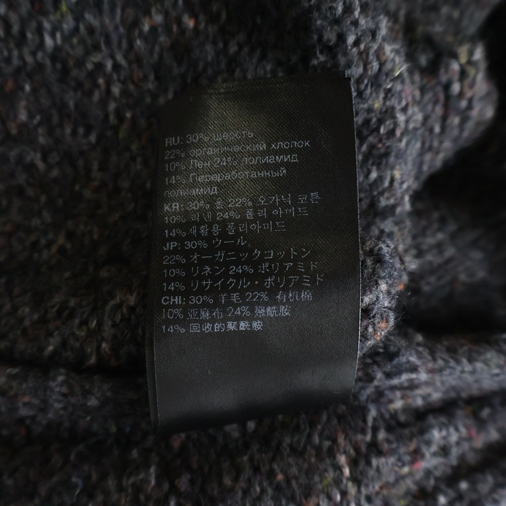 032c(ゼロスリーツーシー) 23AW PAINTER'S COVER DESTROYED SELFIE SWEATER ペインターズ カバー デストロイド セルフィー ロゴエンブロイダリー ニット セーター FW23-K-1011