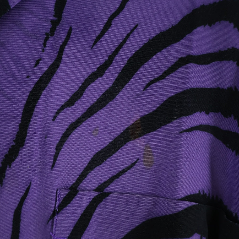 WACKO MARIA(ワコマリア) 22SS ×TIM LEHI S/S HAWAIIAN SHIRT ティムリーハイ レオパード ショートスリーブ ハワイアンシャツ パープル TIMLEHI-WM-HI27