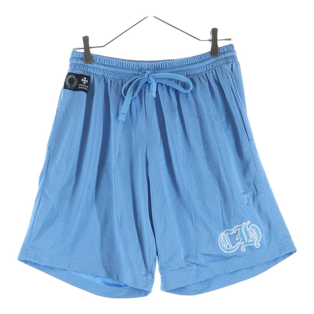 CHROME HEARTS(クロムハーツ) MESH VARSITY SHORTS バーシティ メッシュ ショーツ ハーフパンツ ブルー