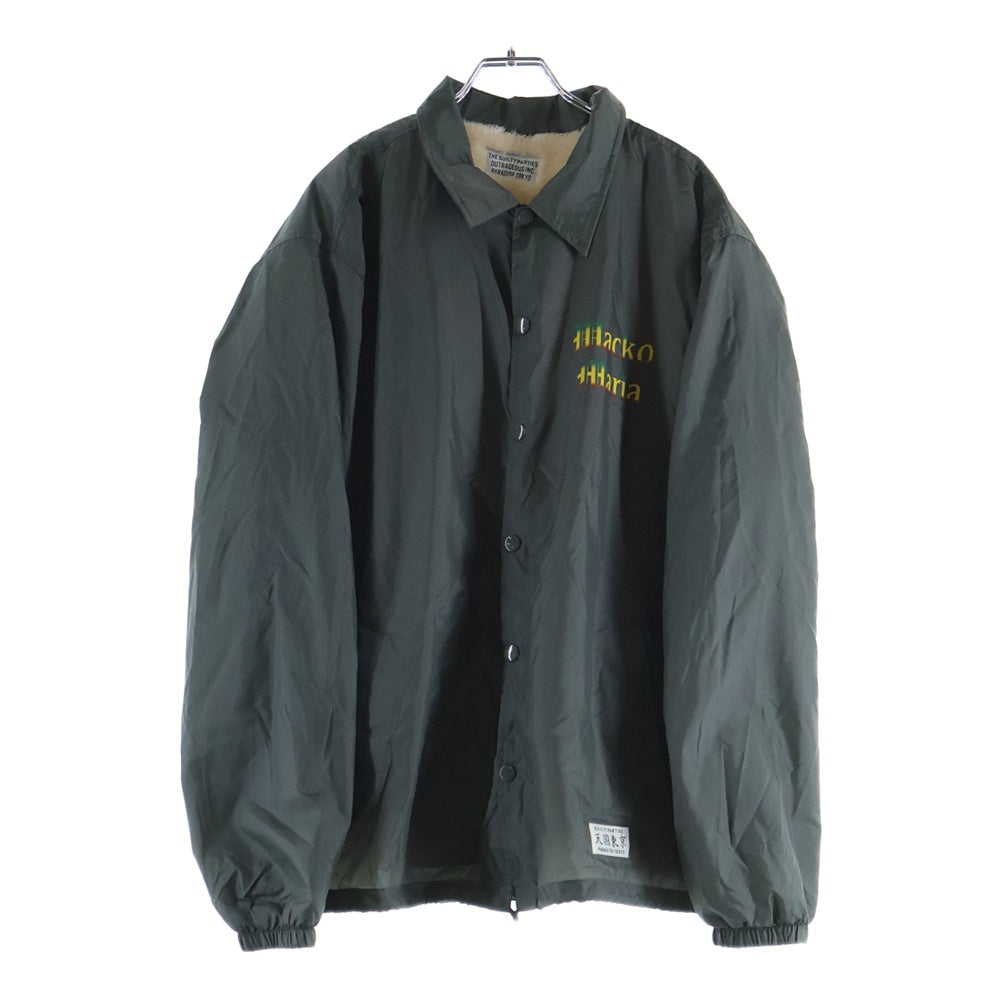 WACKO MARIA(ワコマリア) 22AW BOA COACH JACKET ボアライニング ナイロンコーチジャケット グレー 22FWE-WMO-BL03