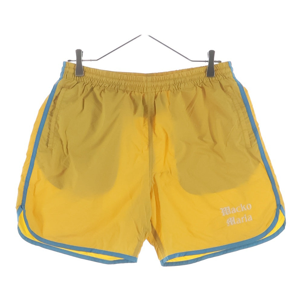 WACKO MARIA(ワコマリア) 24SS ATHLETIC SHORTS アスレチック ナイロンショーツ ハーフパンツ イエロー 24SS-WMP-PT14