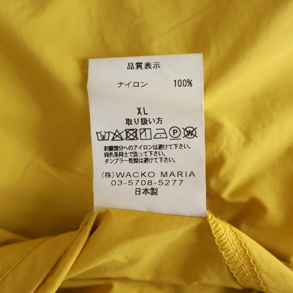 WACKO MARIA(ワコマリア) 24SS ATHLETIC SHORTS アスレチック ナイロンショーツ ハーフパンツ イエロー 24SS-WMP-PT14