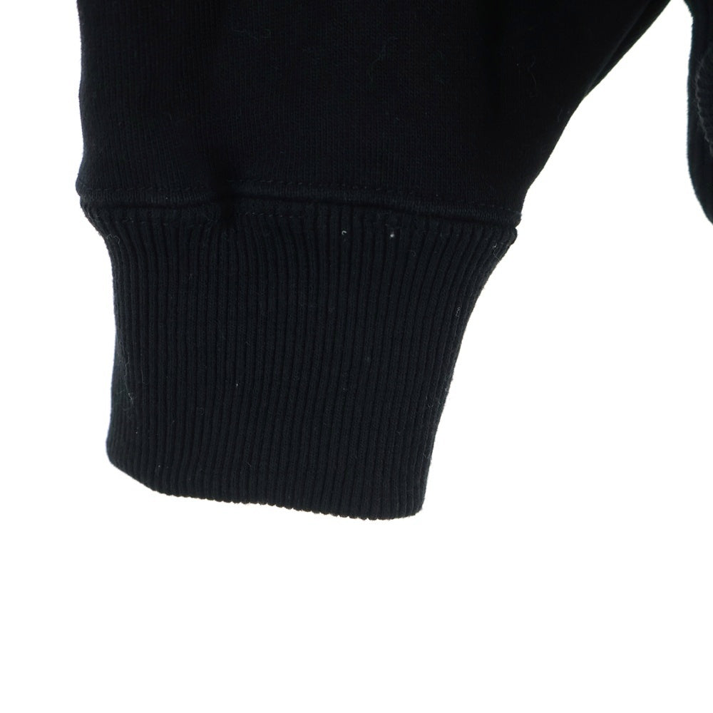 MAYO(メイヨー) EMBROIDERY RIP HEART HOODIE エンブロイダリー リップ ハート プルオーバースウェットパーカー フーディー ブラック 22MY-PK2202