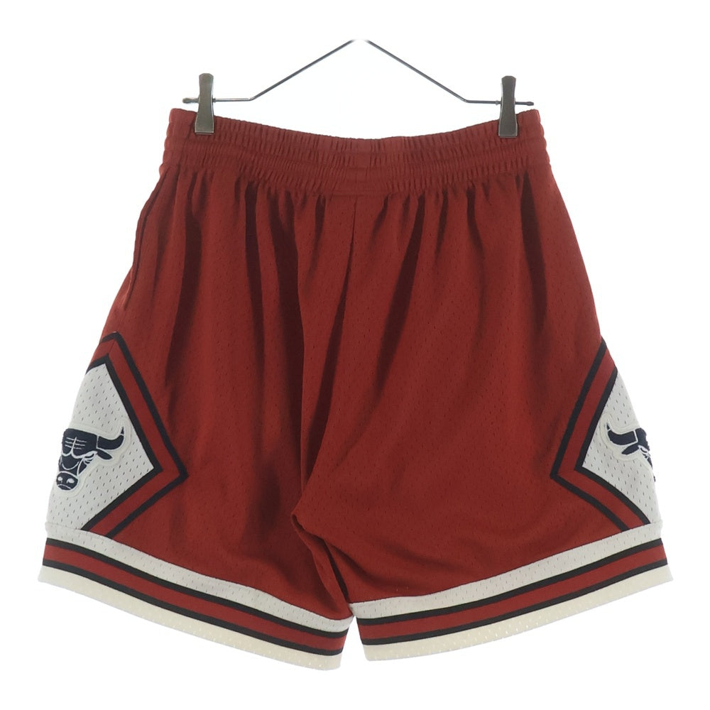 Mitchell&Ness(ミッチェル アンド ネス) CHICAGO BULLS SWINGMAN SHORTS シカゴブルズ スウィングマン ショーツ ハーフパンツ レッド