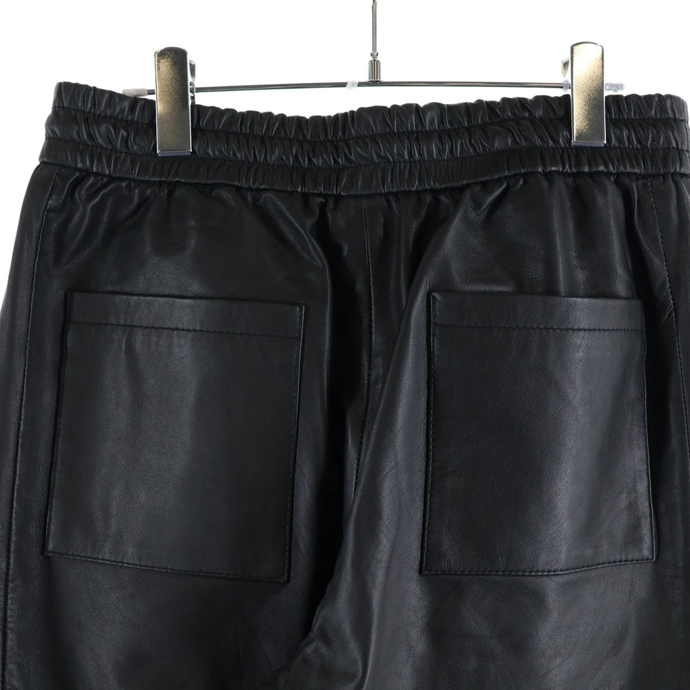 BREATH(ブレス) 22AW LEATHER TRACK PANTS レザー トラックパンツ ブラック BR22AW-P-1001