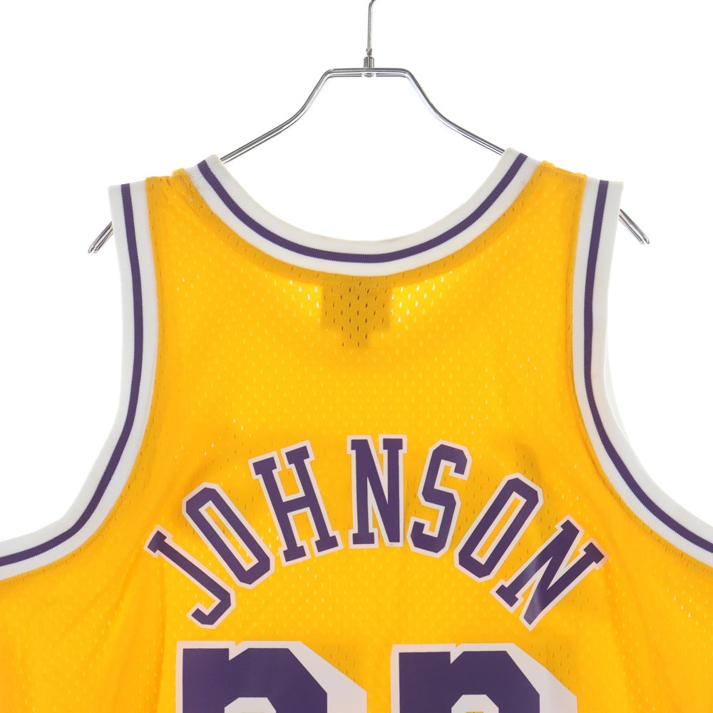 Mitchell&Ness(ミッチェル アンド ネス) SWINGMAN HOME JERSEY LAKERS 84 MAGIC JOHNSON スウィングマン ホーム ジャージ レイカーズ マジック ジョンソン ノースリーブ タンクトップ SMJYGS18175