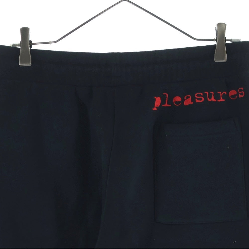 PLEASURES(プレジャーズ) ×SLIPKNOT SELF TITLED SWEATPANTS スリップノット セルフ タイトル スウェットパンツ ブラック