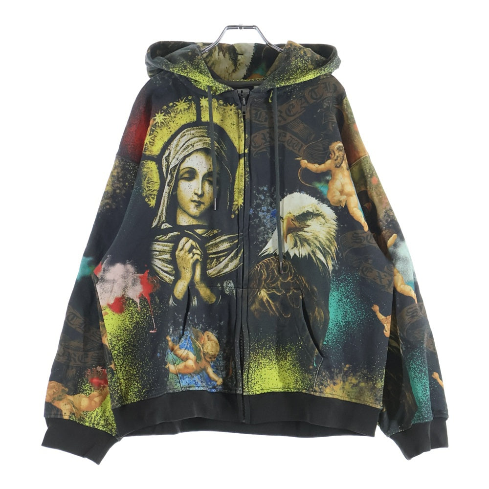 BREATH(ブレス) 24AW MARIA ALL OVER ZIP HOODIE マリア オール オーバー ジップアップスウェットパーカー フーディー マルチカラー BR24AW-C5003