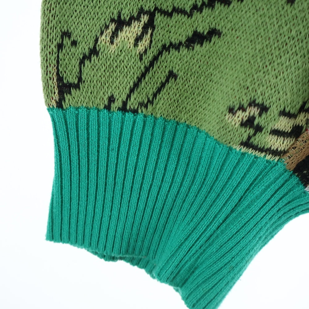 WACKO MARIA(ワコマリア) 22AW ×TIM LEHI JACQUARD SWEATER TYPE-2 ティムリーハイ ジャガード クルーネックニットセーター マルチカラー 22FW-WMK-KN16