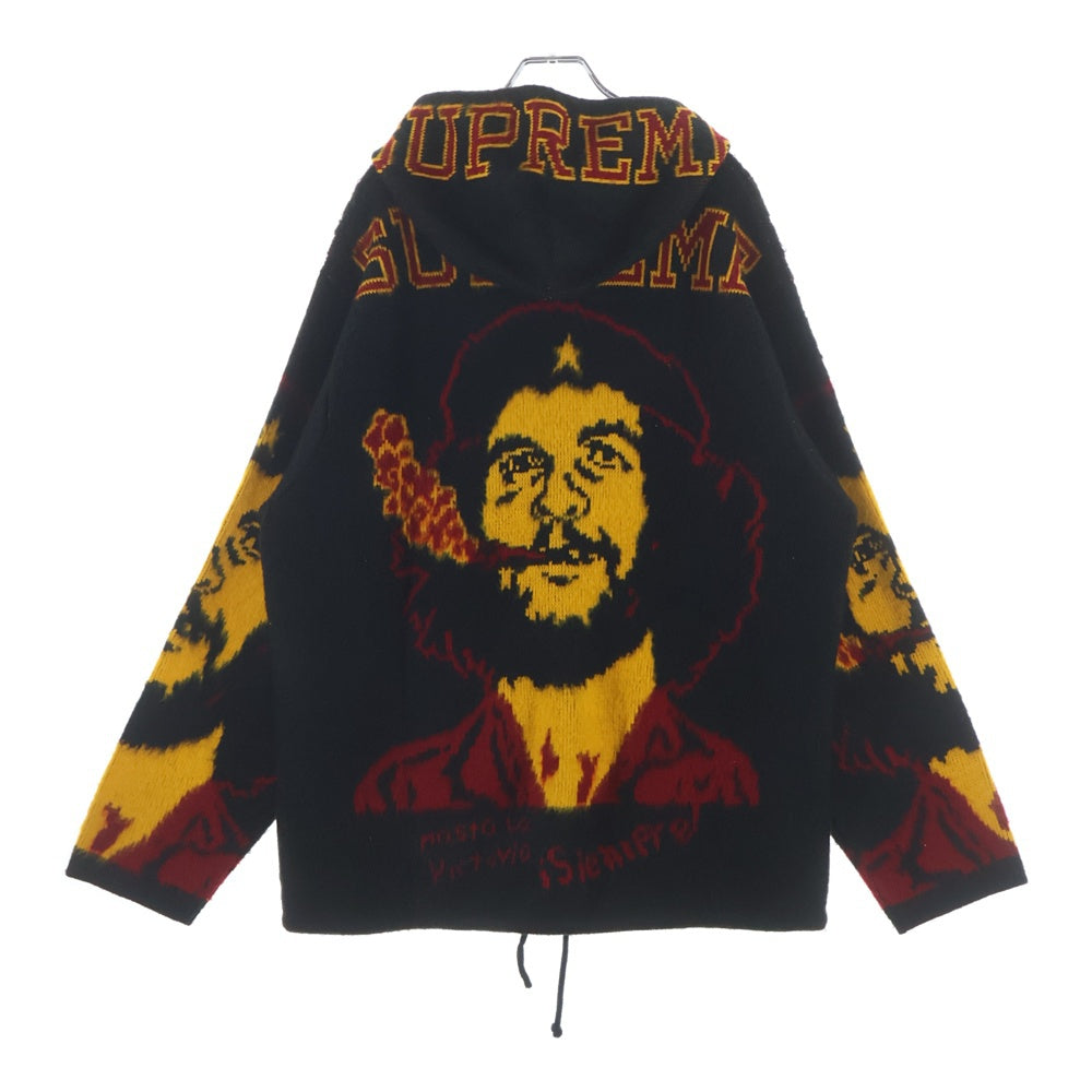 SUPREME(シュプリーム) 21SS Che Hooded Zip Up Sweater チェ フーデッド ジップアップセーター ニットパーカー ブラック