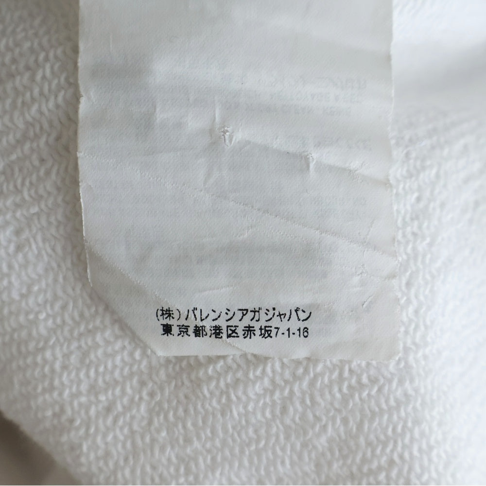 BALENCIAGA(バレンシアガ) 17AW BACK LOGO HOODIE バックロゴプリント プルオーバースウェットパーカー フーディー ホワイト 508184 TYK54