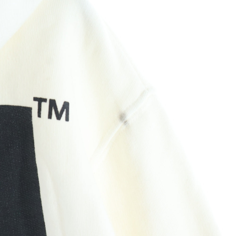 OFF-WHITE(オフホワイト) 18SS 両面プリント プルオーバースウェットパーカー フーディー ホワイト OMBB032S18003215