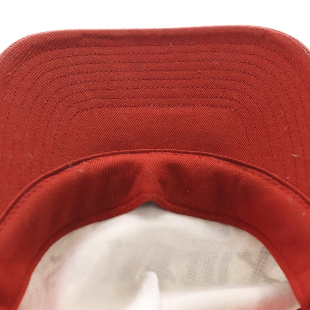 SAINT MICHAEL(セントマイケル) 24SS SAINTMS CAP フロントロゴ メッシュ ベースボールキャップ 帽子 レッド SM-YS8-0000-C18