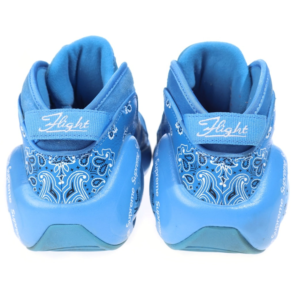 NIKE(ナイキ) 22SS ×SUPREME AIR ZOOM FLIGHT 95 シュプリーム エアズーム フライト ユニバーシティ ローカットスニーカー ブルー US8/26cm DJ8604-400