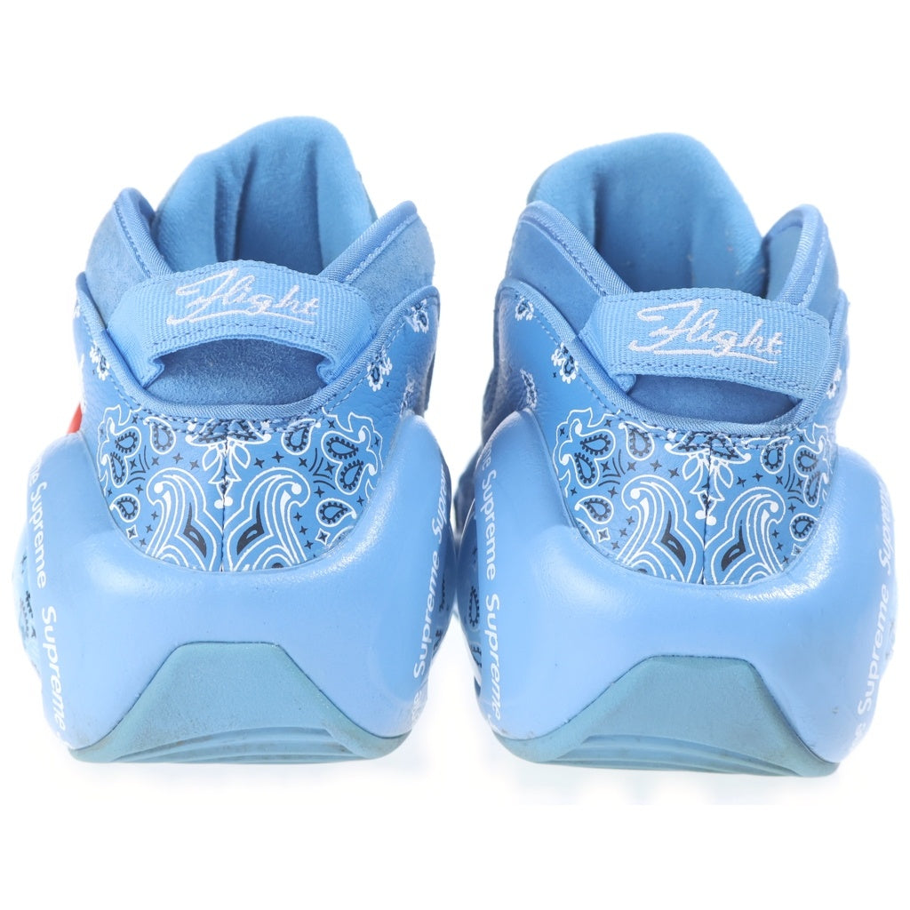 NIKE(ナイキ) 22SS ×SUPREME AIR ZOOM FLIGHT 95 シュプリーム エアズーム フライト ユニバーシティ ローカットスニーカー ブルー US8/26cm DJ8604-400