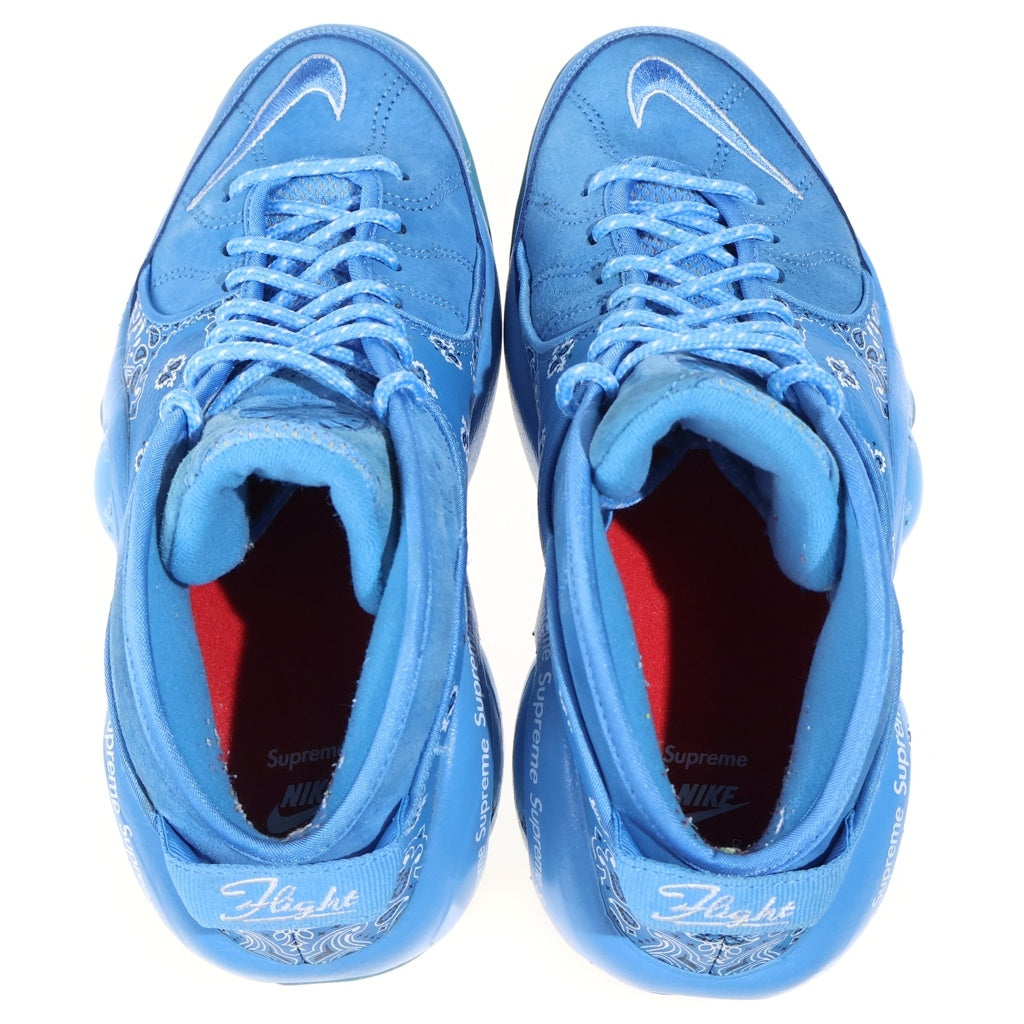 NIKE(ナイキ) 22SS ×SUPREME AIR ZOOM FLIGHT 95 シュプリーム エアズーム フライト ユニバーシティ ローカットスニーカー ブルー US8/26cm DJ8604-400