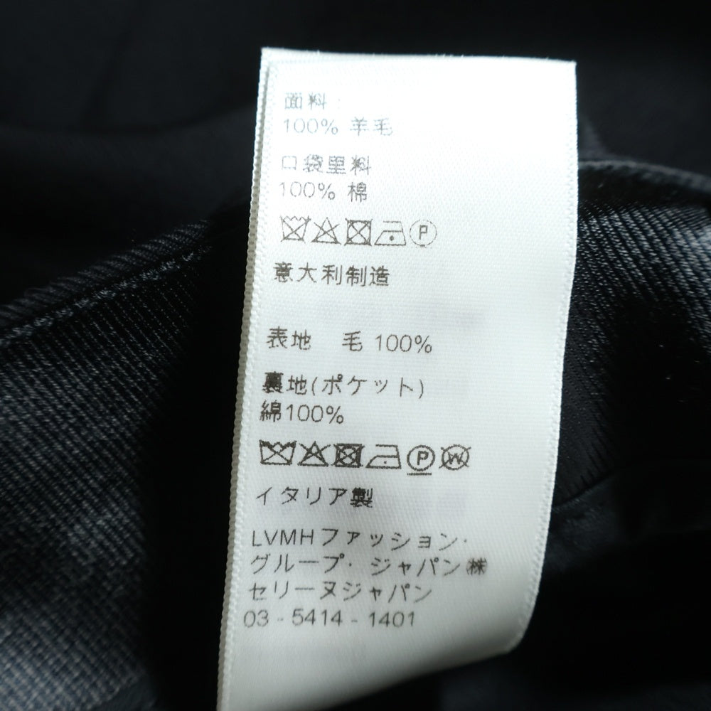 CELINE(セリーヌ) ウールギャバジン クラシック ストレートパンツ ブラック 2P085650D