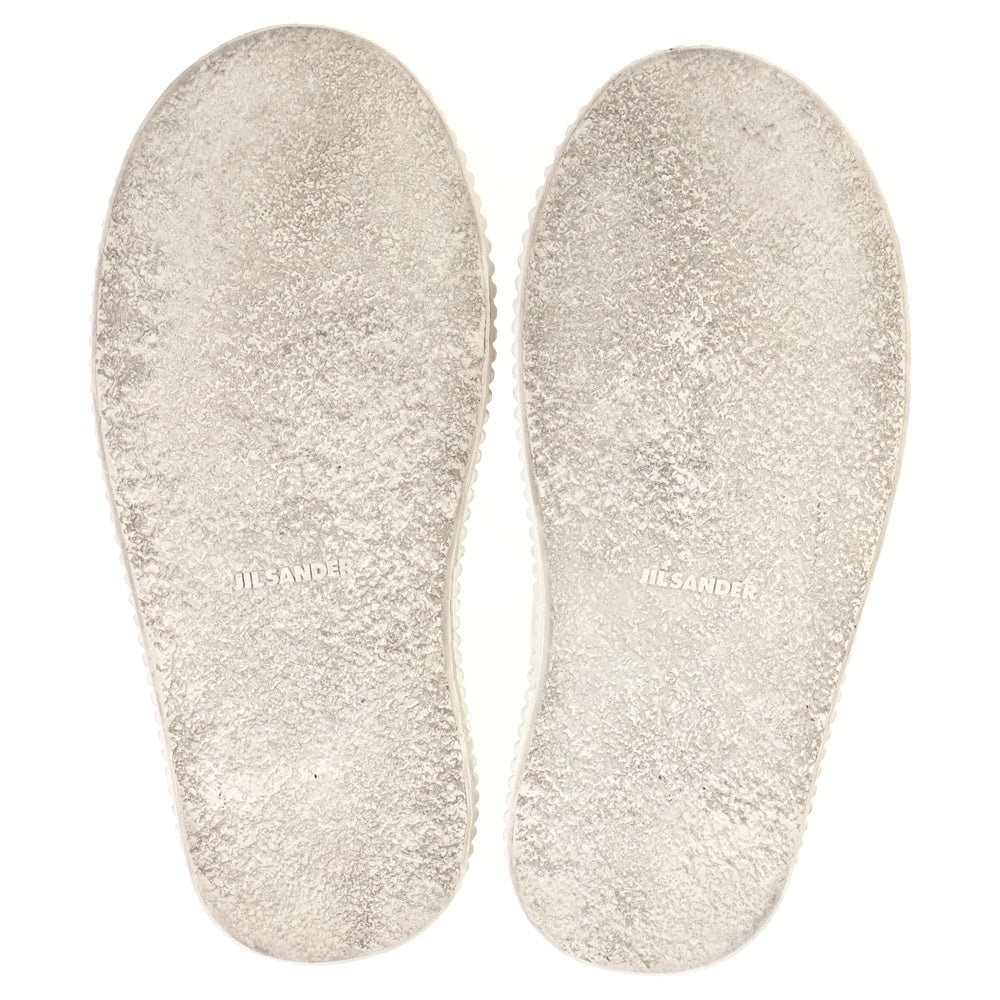 JIL SANDER(ジルサンダー) プラットフォーム レザー ローカットスニーカー ホワイト レディース J15WS0002