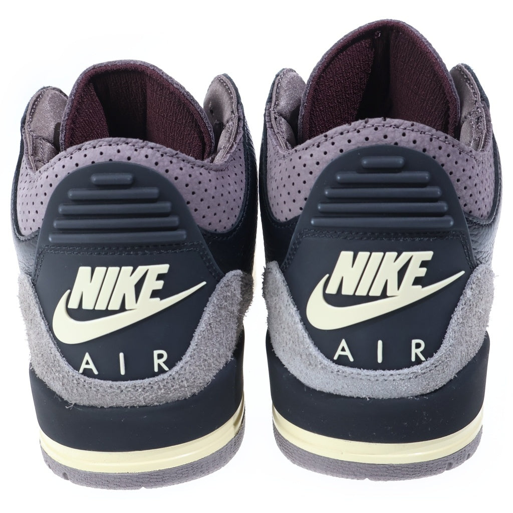 NIKE(ナイキ) ×A MA MANIERE WMNS AIR JORDAN 3 RETRO OG SP アママニエール ウィメンズ エアジョーダン 3ハイカットスニーカー ブラック/グレー US11/28cm FZ4811-001