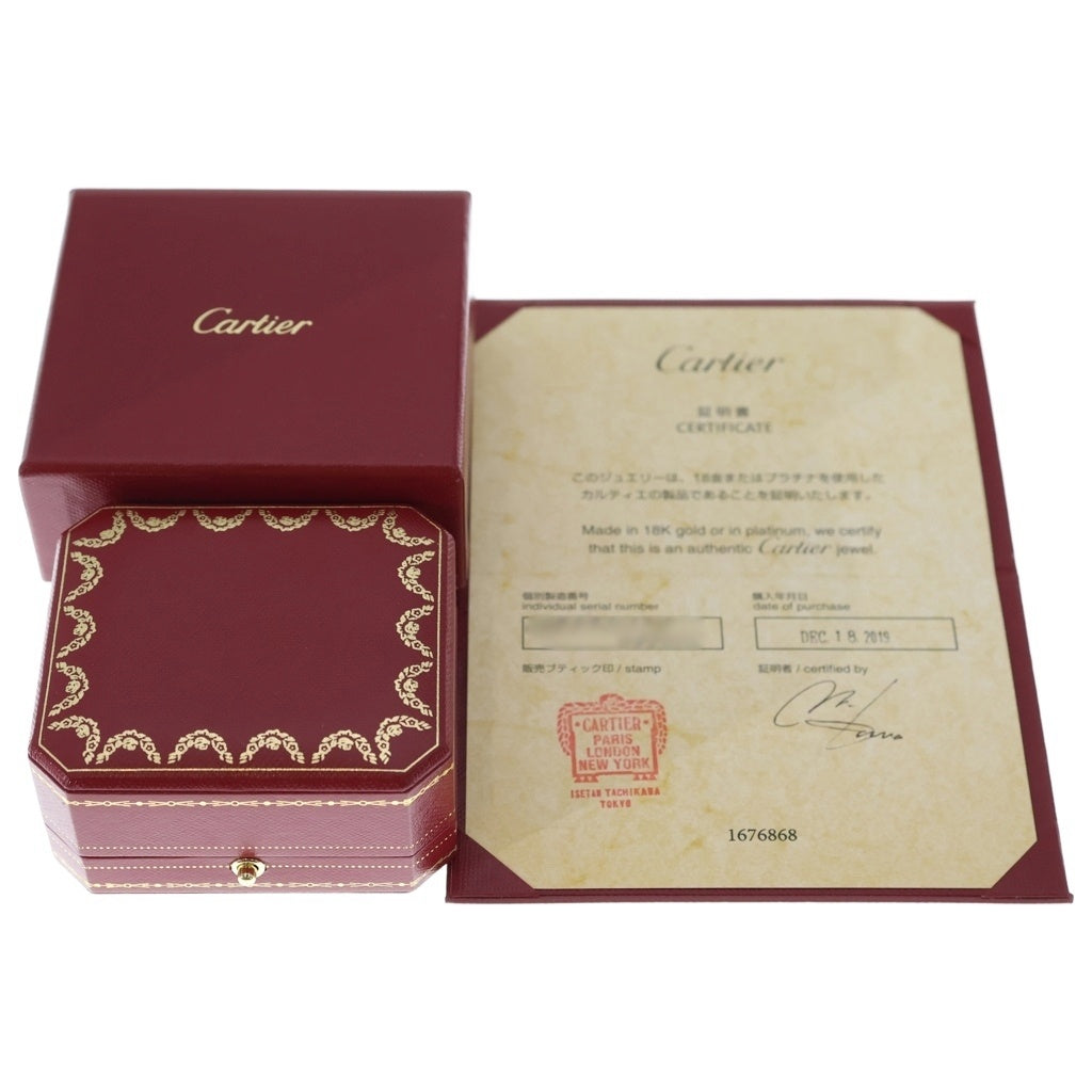 Cartier(カルティエ) ジュスト アン クル フープピアス K18PG ピンクゴールド CRB8301234 両耳 レディース