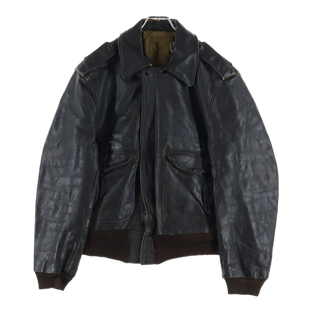 SCHOTT(ショット) 80S VINTAGE A-2 LEATHER FLIGHT JACKET ヴィンテージ レザー フライトジャケット ブラウン