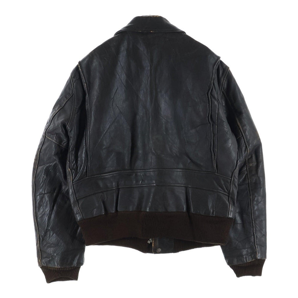 SCHOTT(ショット) 80S VINTAGE A-2 LEATHER FLIGHT JACKET ヴィンテージ レザー フライトジャケット ブラウン