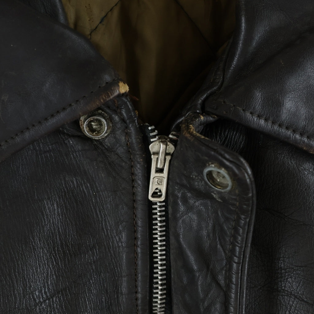 SCHOTT(ショット) 80S VINTAGE A-2 LEATHER FLIGHT JACKET ヴィンテージ レザー フライトジャケット ブラウン